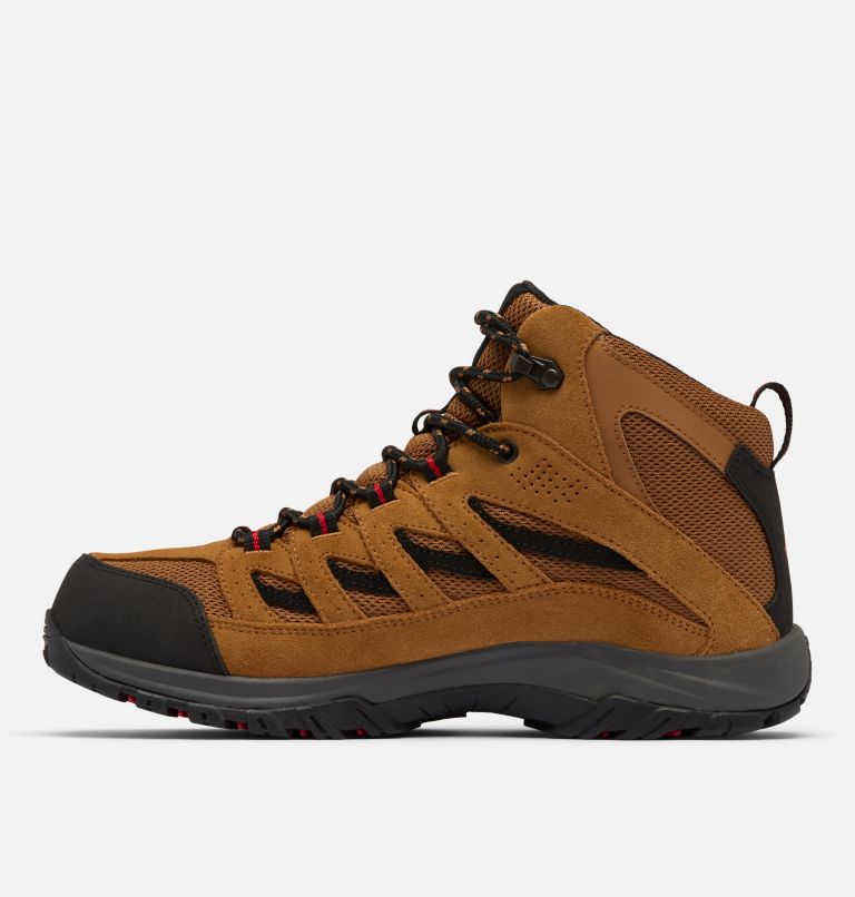 Chaussure de Randonnée Mid Imperméable Crestwood II Homme, Color: Camel Brown, Mountain Red, image 5