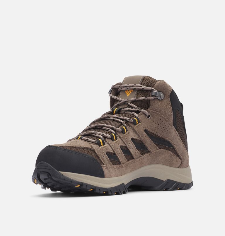 Men's Crestwood Mid Waterproof Hiking Boot - Wide, Color: Cordovan, Squash, image 7