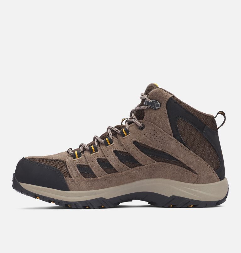 Men's Crestwood Mid Waterproof Hiking Boot - Wide, Color: Cordovan, Squash, image 6