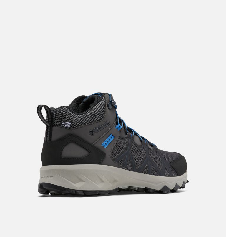Men's Peakfreak II Mid Outdry Hiking Shoe, Color: Dark Grey, Black, image 9