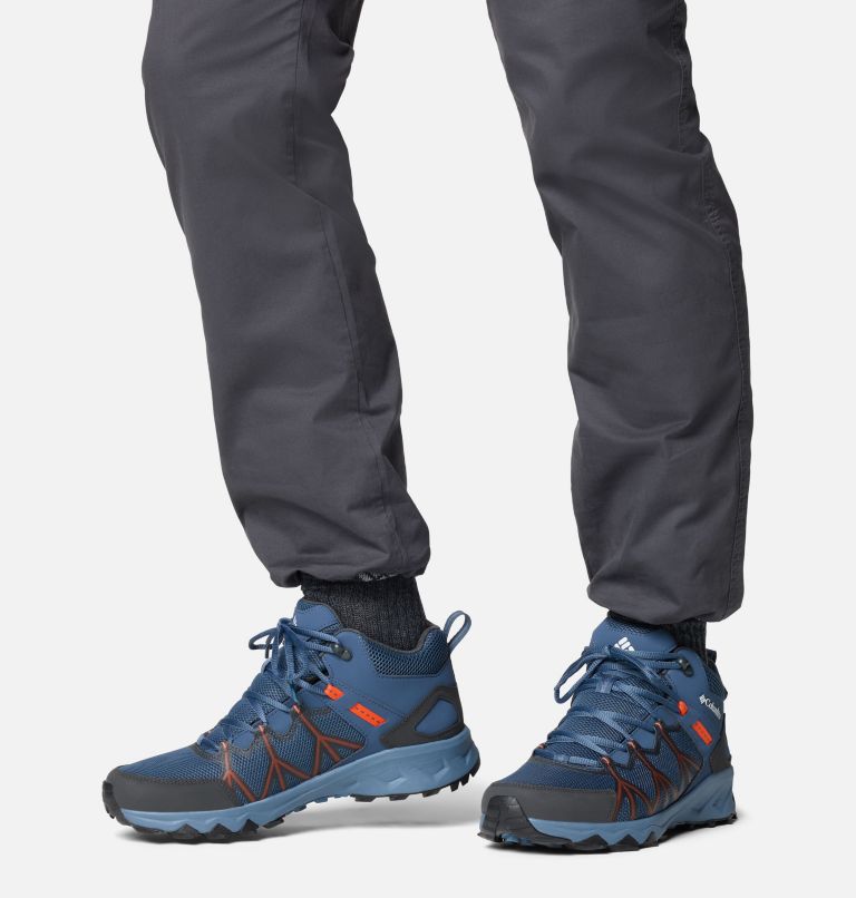 Men's Peakfreak II Mid Outdry Hiking Shoe, Color: Mountain, Tangy Orange, image 10
