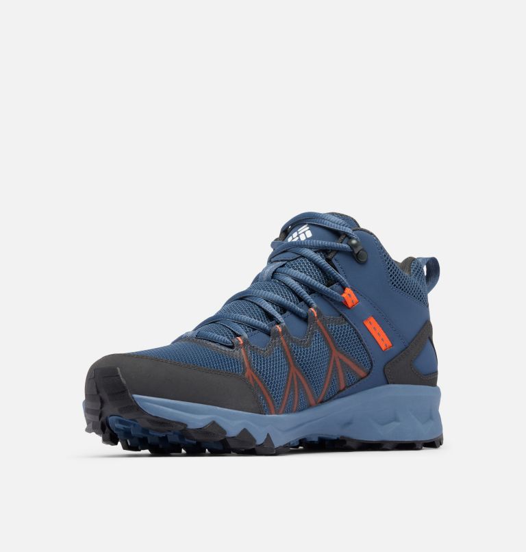 Men's Peakfreak II Mid Outdry Hiking Shoe, Color: Mountain, Tangy Orange, image 7