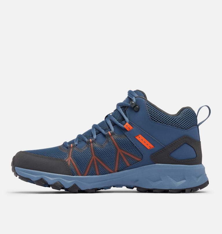 Men's Peakfreak II Mid Outdry Hiking Shoe, Color: Mountain, Tangy Orange, image 6