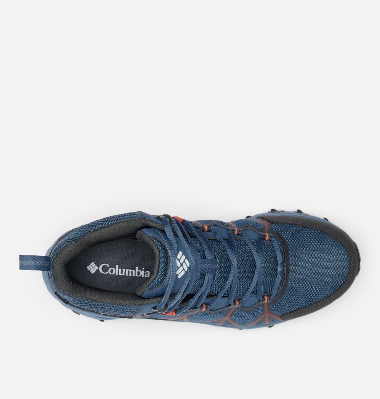 Men's Peakfreak II Mid Outdry Hiking Shoe, Color: Mountain, Tangy Orange, image 4