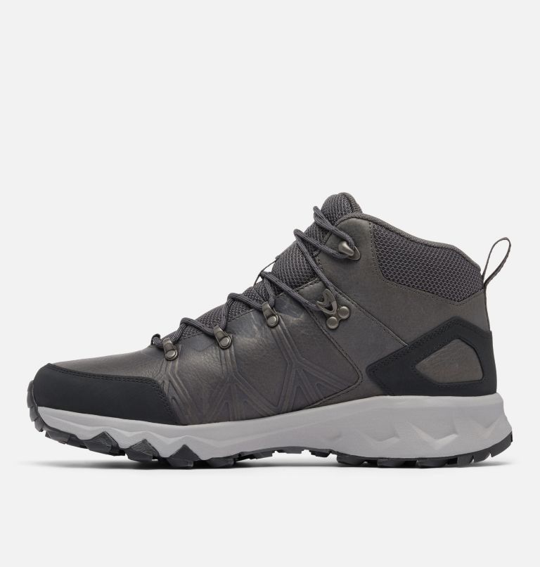Men's Peakfreak II Mid Outdry Leather Hiking Shoe, Color: Ti Grey Steel, Dark Grey, image 5