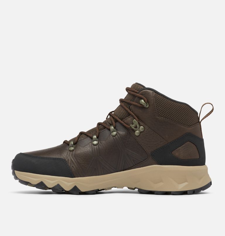 Men's Peakfreak II Mid Outdry Leather Hiking Shoe, Color: Cordovan, Black, image 5