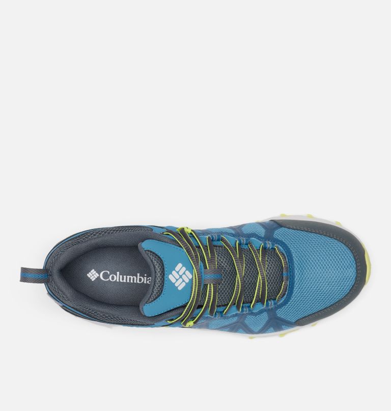 Peakfreak II Outdry Wanderschuhe für Männer, Color: Mineral Blue, Fresh Kiwi, image 4