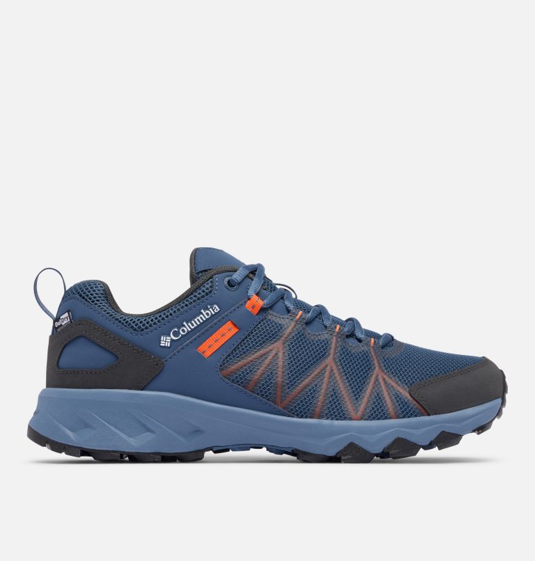 Men's Peakfreak II Outdry Hiking Shoe, Color: Zinc, Tangy Orange, image 1
