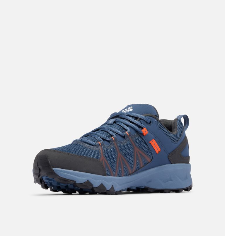 Men's Peakfreak II Outdry Hiking Shoe, Color: Zinc, Tangy Orange, image 7