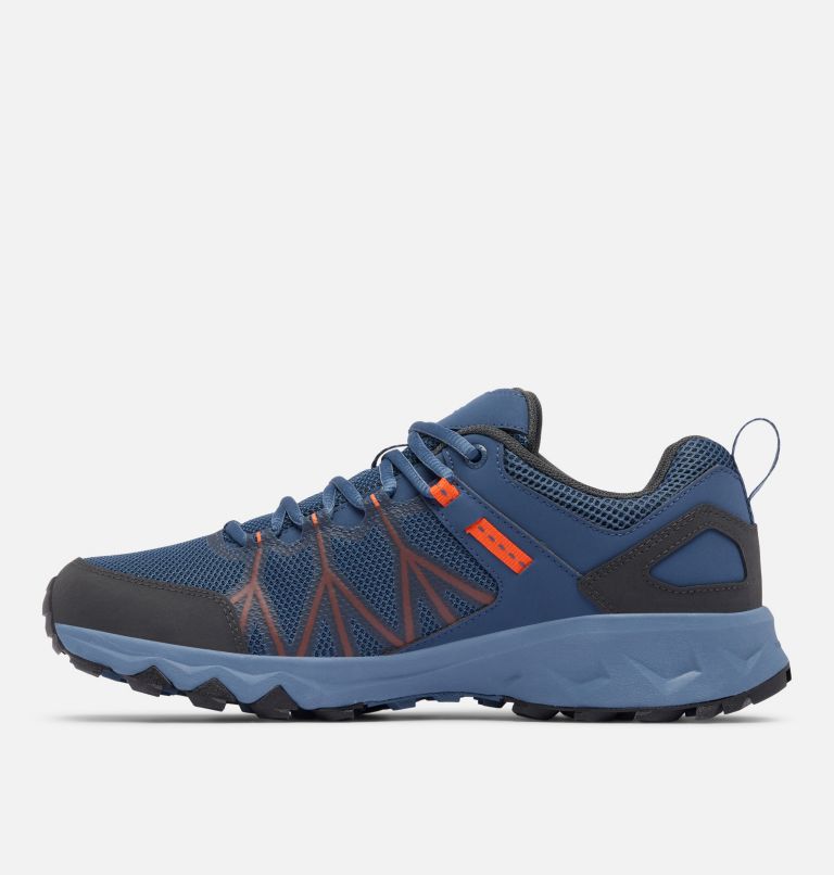 Men's Peakfreak II Outdry Hiking Shoe, Color: Zinc, Tangy Orange, image 6