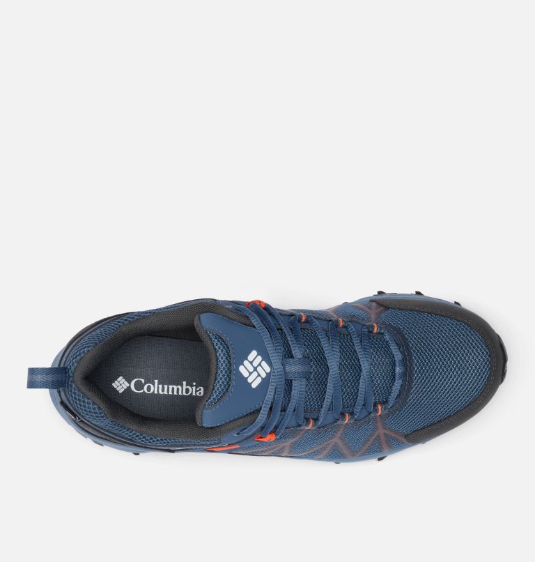 Men's Peakfreak II Outdry Hiking Shoe, Color: Zinc, Tangy Orange, image 4