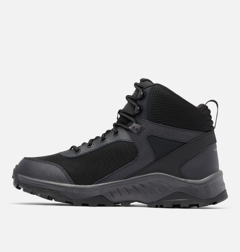 Men's Trailstorm Ascend II Mid Waterproof Hiking Shoes, Color: Black, Dark Grey, image 5
