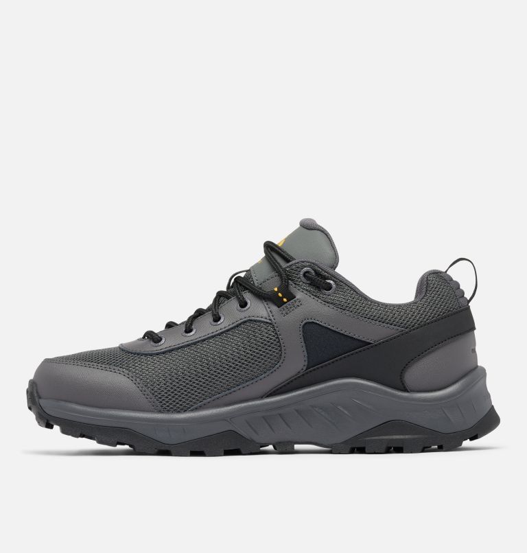 Men's Trailstorm Ascend Waterproof Shoe, Color: Dark Grey, Golden Yellow, image 6