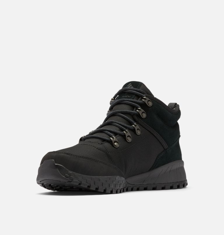 Zapatillas para caminar impermeables de media caña Fairbanks II para hombre, Color: Black, Shark, image 7