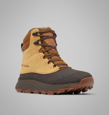 Men's Expeditionist Shield II Waterproof Winter Boots, Color: Curry, Light Brown, image 3