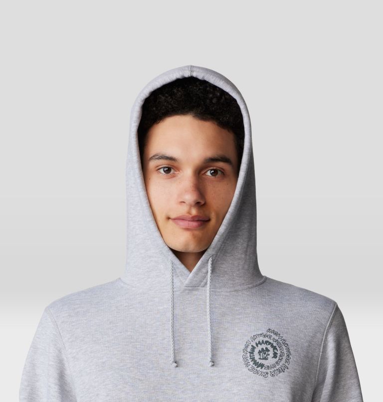 Men's Type Swirl Pullover Hoody, Color: Hardwear Grey Heather, image 4