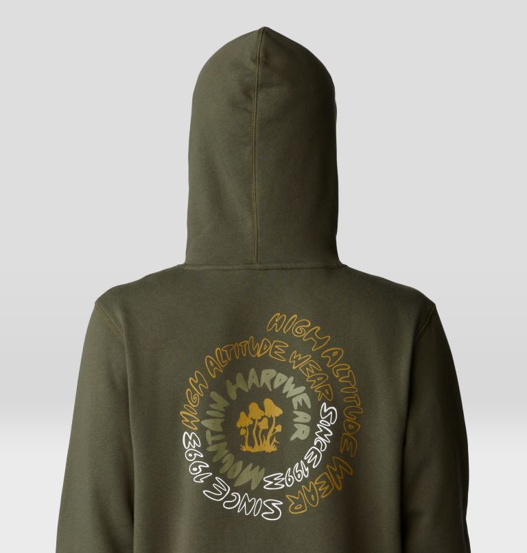 Men's Type Swirl Pullover Hoody, Color: Dark Pine, image 5