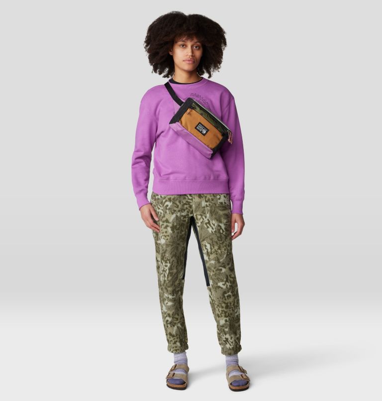 Women's Type Swirl Crew Sweatshirt, Color: Lilac Glow, image 6