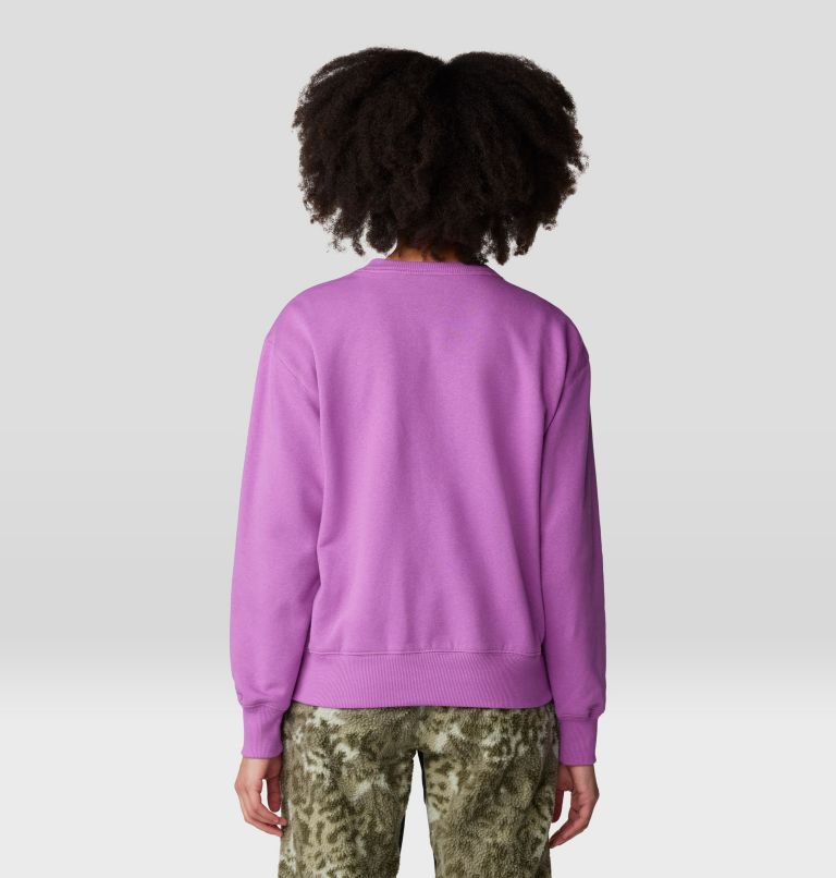 Women's Type Swirl Crew Sweatshirt, Color: Lilac Glow, image 2