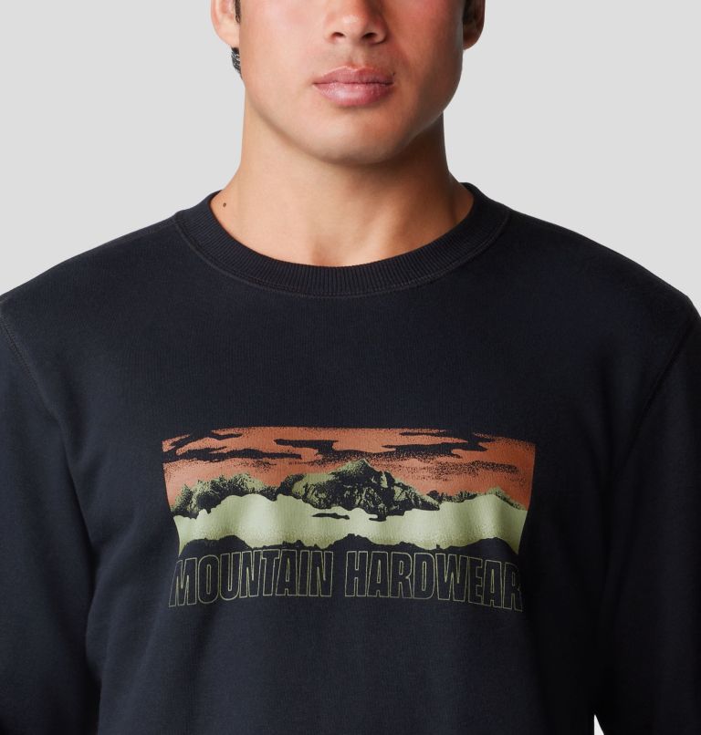 Men's Mt. Whitney Crew Sweatshirt, Color: Black, image 4