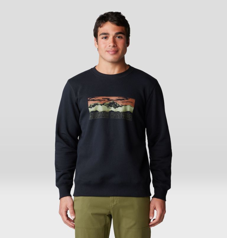 Men's Mt. Whitney Crew Sweatshirt, Color: Black, image 5