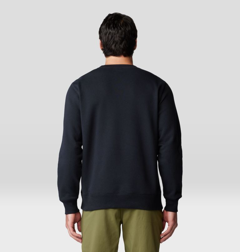 Men's Mt. Whitney Crew Sweatshirt, Color: Black, image 2