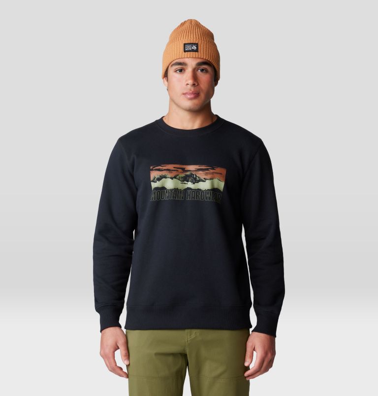 Men's Mt. Whitney Crew Sweatshirt, Color: Black, image 1