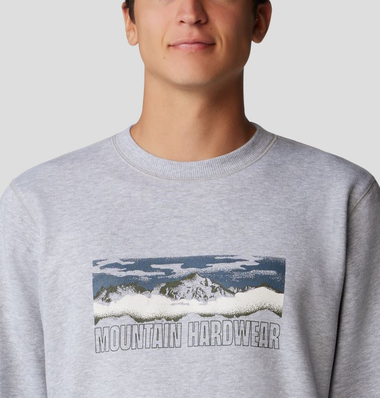 Men's Mt. Whitney Crew Sweatshirt, Color: Hardwear Grey Heather, image 4