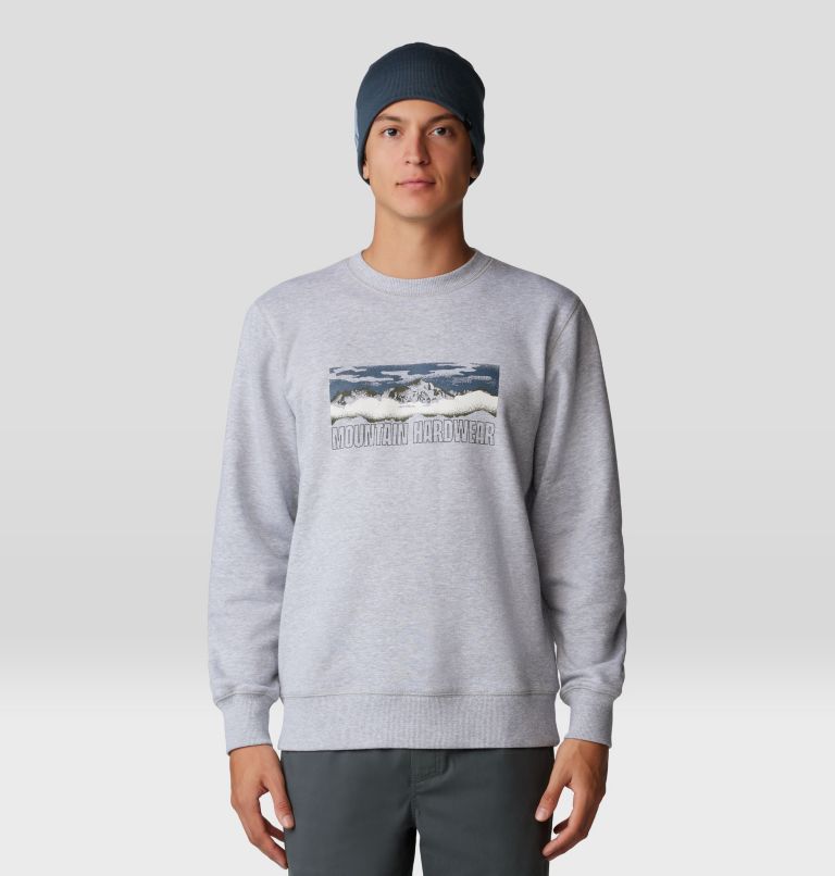 Men's Mt. Whitney Crew Sweatshirt, Color: Hardwear Grey Heather, image 5