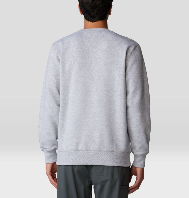 Men's Mt. Whitney Crew Sweatshirt, Color: Hardwear Grey Heather, image 2