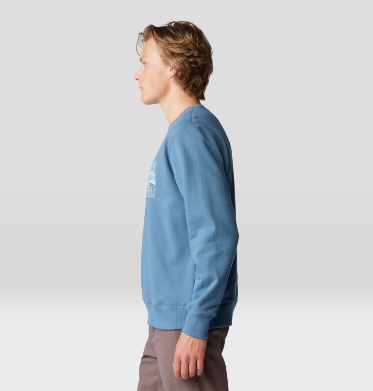 Men's Mt. Whitney Crew Sweatshirt, Color: Adriatic Blue, image 3