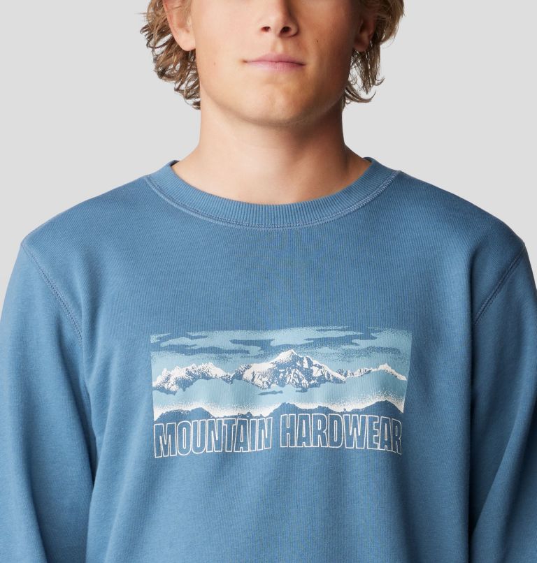 Men's Mt. Whitney Crew Sweatshirt, Color: Adriatic Blue, image 4