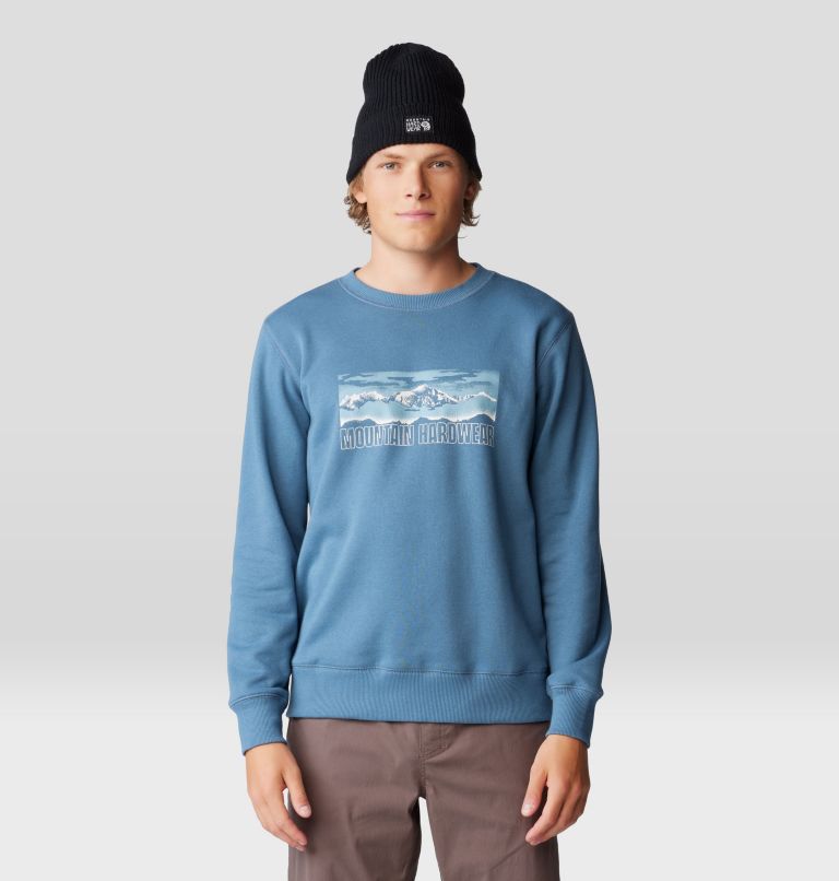 Men's Mt. Whitney Crew Sweatshirt, Color: Adriatic Blue, image 5