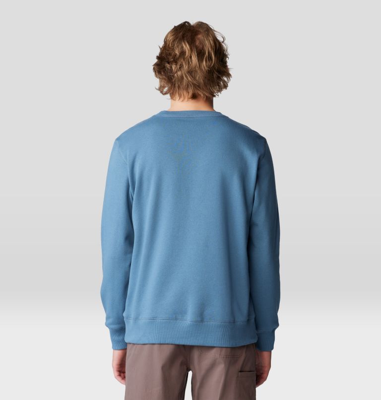 Men's Mt. Whitney Crew Sweatshirt, Color: Adriatic Blue, image 2