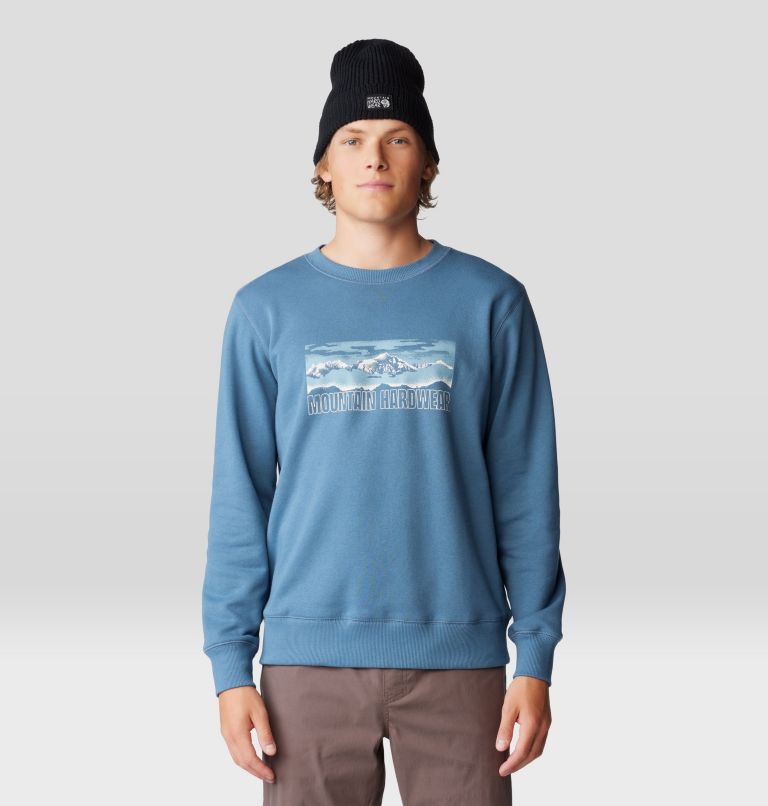 Men's Mt. Whitney Crew Sweatshirt, Color: Adriatic Blue, image 1