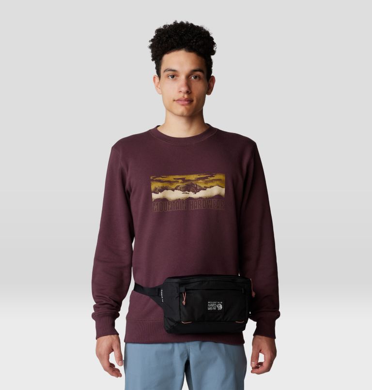 Men's Mt. Whitney Crew Sweatshirt, Color: Blackberry, image 5