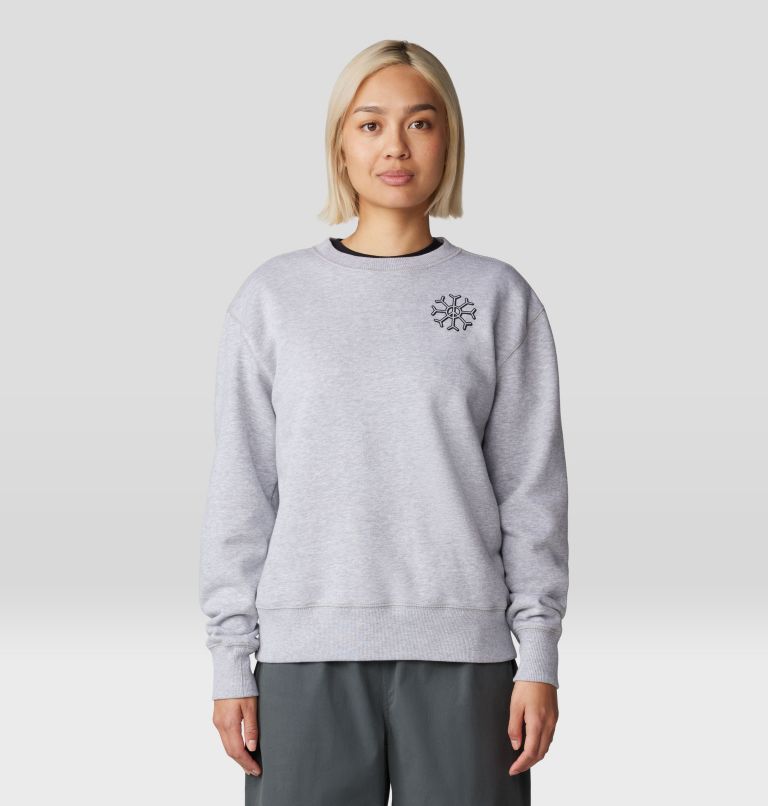 Women's Peace Crew Sweatshirt, Color: Hardwear Grey Heather, image 1