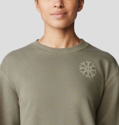売れ筋商品|||マウンテンハードウェア パーカー・スウェットシャツ アウター レディース Desert Check Pullover Crew Sweatshirt - Women's Hardwear Grey Heather Women's Hoodies & Sweatshirts | Mountain Hardwear Outlet
