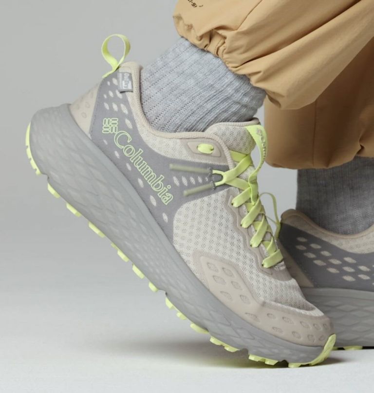 Women's Konos TRS OutDry Shoe, Color: Cloud Grey, Citron Haze