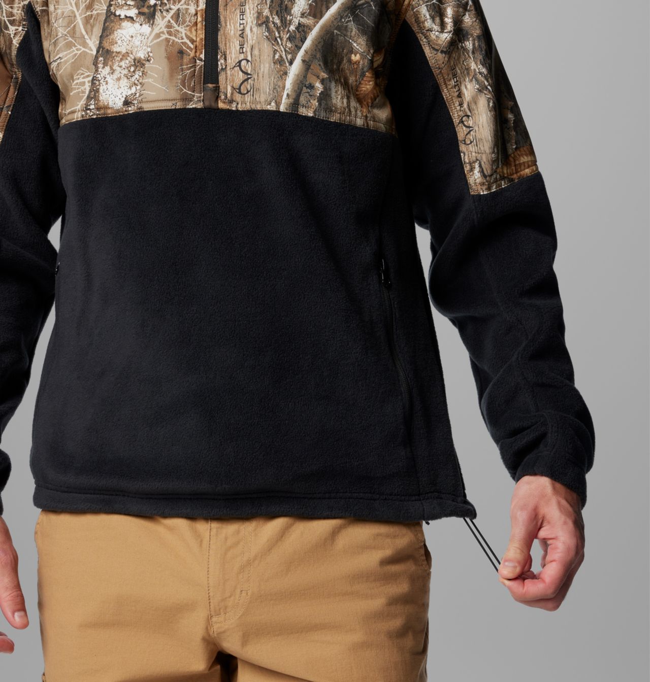 Men's PHG™ Fleece Overlay II Quarter Zip Fleece Pullover 7