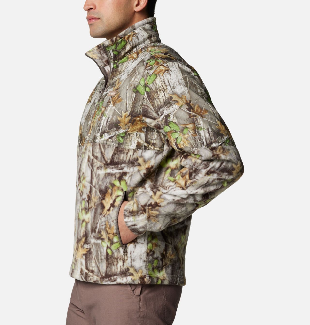 Men's PHG™ Fleece Overlay II Quarter Zip Fleece Pullover 3