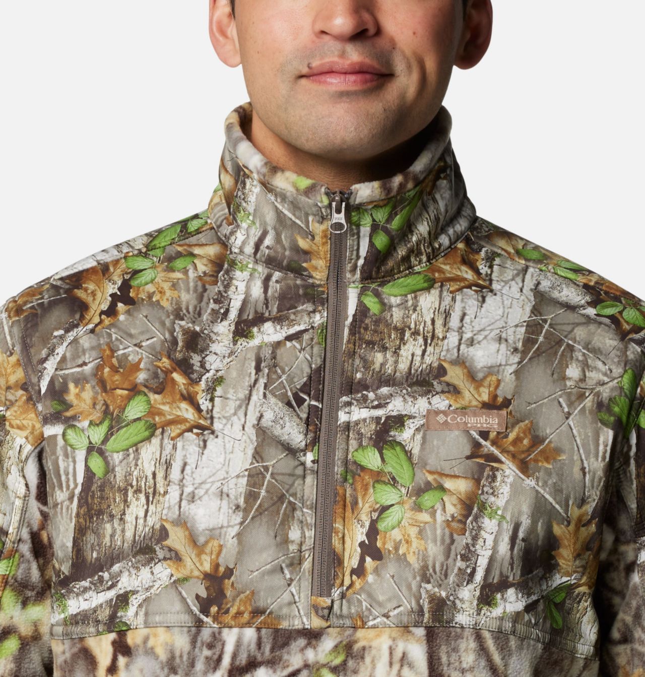 Men's PHG™ Fleece Overlay II Quarter Zip Fleece Pullover 4