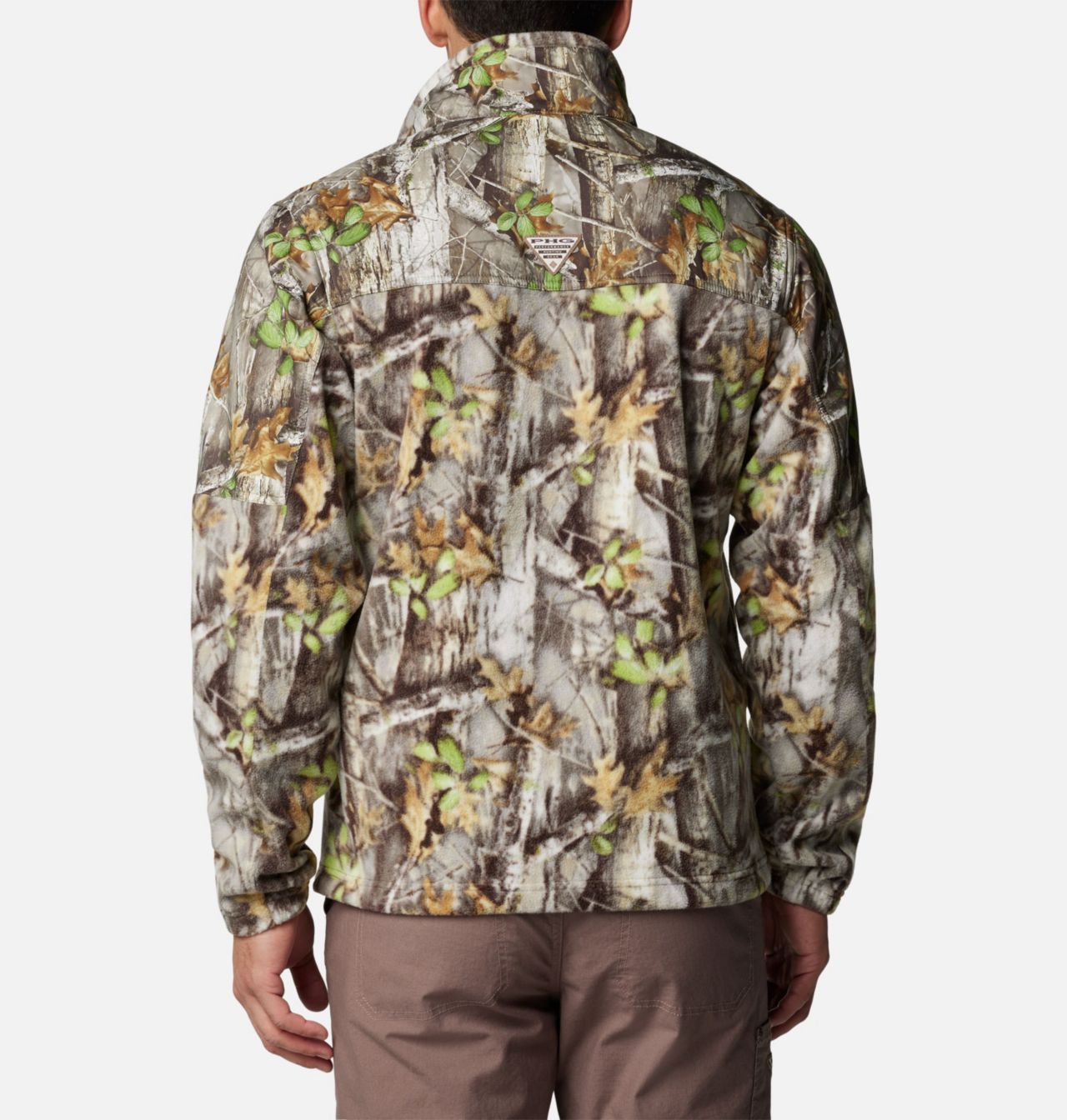 Men's PHG™ Fleece Overlay II Quarter Zip Fleece Pullover 2