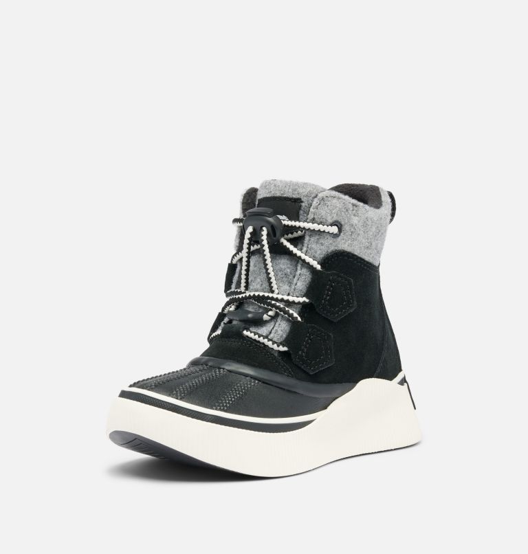 OUT N ABOUT IV Chillz Youth Waterproof Boot, Color: Black, Chalk, image 8
