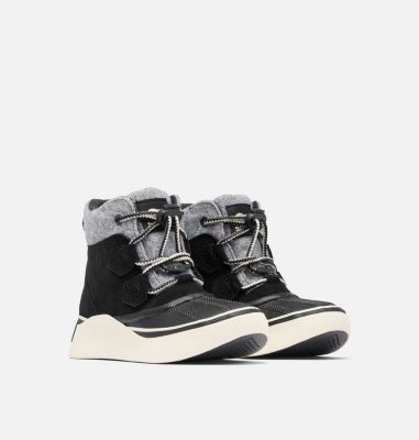 OUT N ABOUT IV Chillz Youth Waterproof Boot, Color: Black, Chalk, image 2