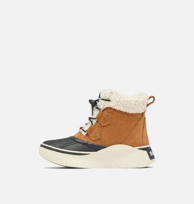 OUT N ABOUT IV Chillz Youth Waterproof Boot, Color: Taffy, Black, image 12