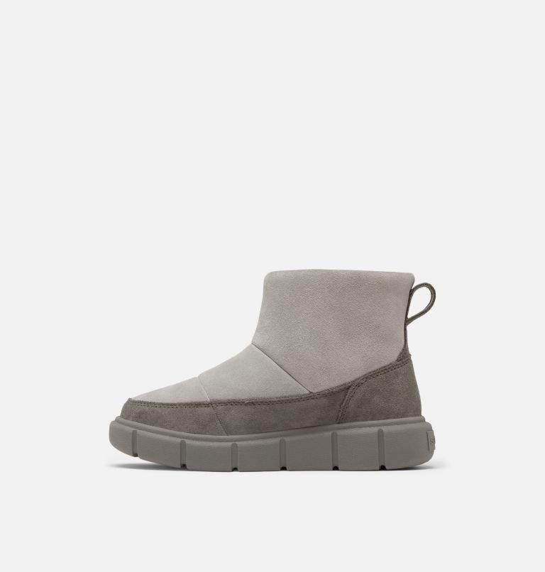 SOREL EXPLORER III Slip-On Youth Waterproof Boot, Color: Chrome Grey, Quarry, image 4