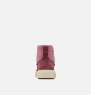 Youth SOREL EXPLORER III SLIP-ON Waterproof Winter Boots, Color: Dazed Mauve, Bleached Ceramic, image 3