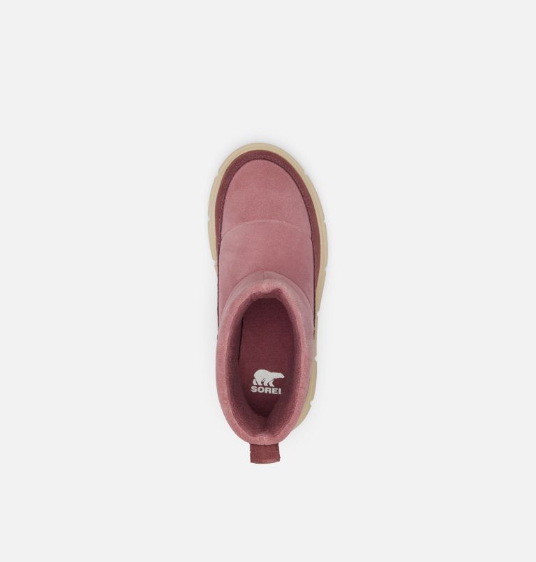 Youth SOREL EXPLORER III SLIP-ON Waterproof Winter Boots, Color: Dazed Mauve, Bleached Ceramic, image 5