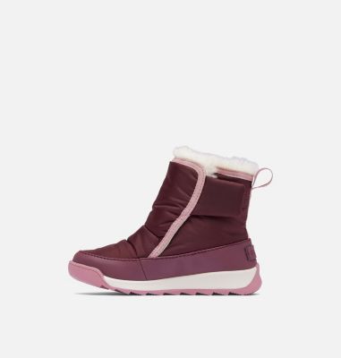 Kids' WHITNEY II PLUS Waterproof Snow Boots, Color: Epic Plum, Dazed Mauve, image 8